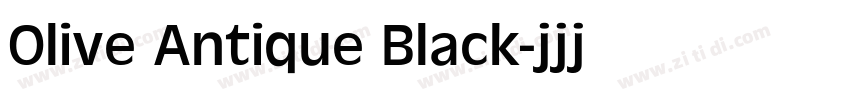 Olive Antique Black字体转换